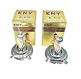 Glass Kny K-470 Xenon Gold Auto Rally H4 Automobiles Car Headlight Bulb 12V (130/110W) P43T Headlight Car Xenon (12V, 130/110W) | Yellow | Set Of 2 |Heavy Duty