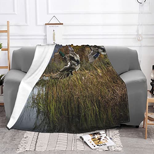 Couverture de chasse cadeau idéal plaid flanelle douce extérieur lit