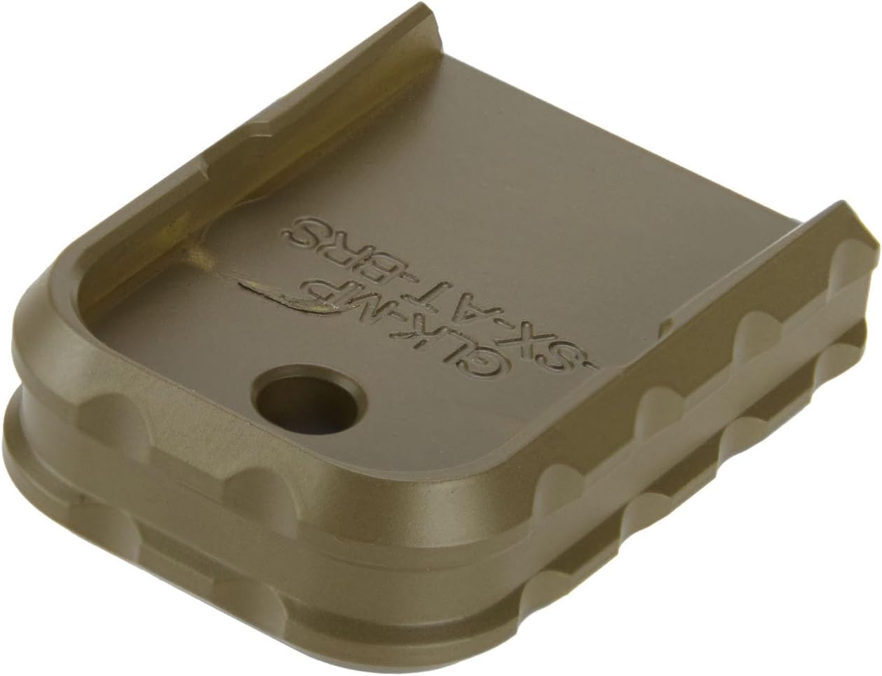 NDZ Performance Extra Thick Brass Magazine Floor Plate for Glock 9mm Gen 1-5 – Heavyweight Base Pad for G17 G19 G26 G34 – Cerakote ODG Finish – Custom Engraving Available