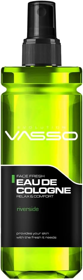 Vasso Eau De Cologne Relax & Comfort Face Fresh Barber Cologne River Side 370ml