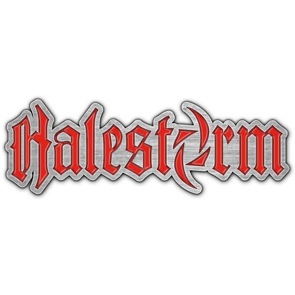 Rock Off officially licensed products Halestorm Band Logo Pin Badge Taglia unica