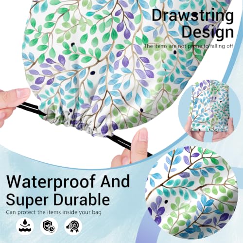 Image of Leaf Drawstring Bag for Storage Athlete Bag for Gym Sport Yoga Shoes ipad