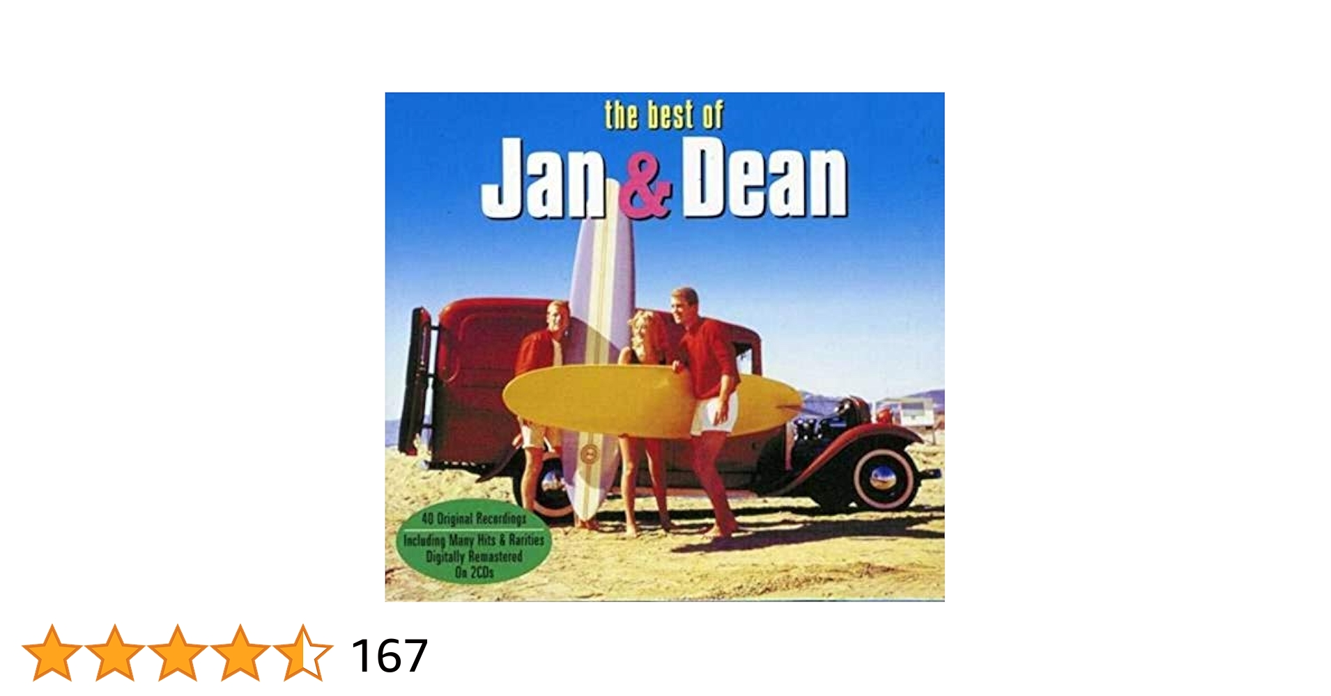 Amazon.co.jp: The Very Best Of Jan & Dean [Import]: ミュージック