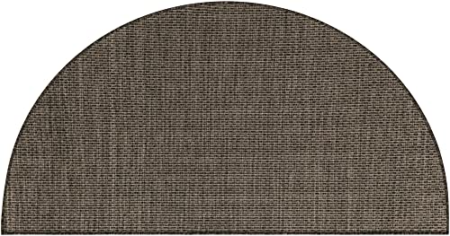 Unique Loom Collection Casual Transitional Solid Heathered Indoor/Outdoor Flatweave Area R