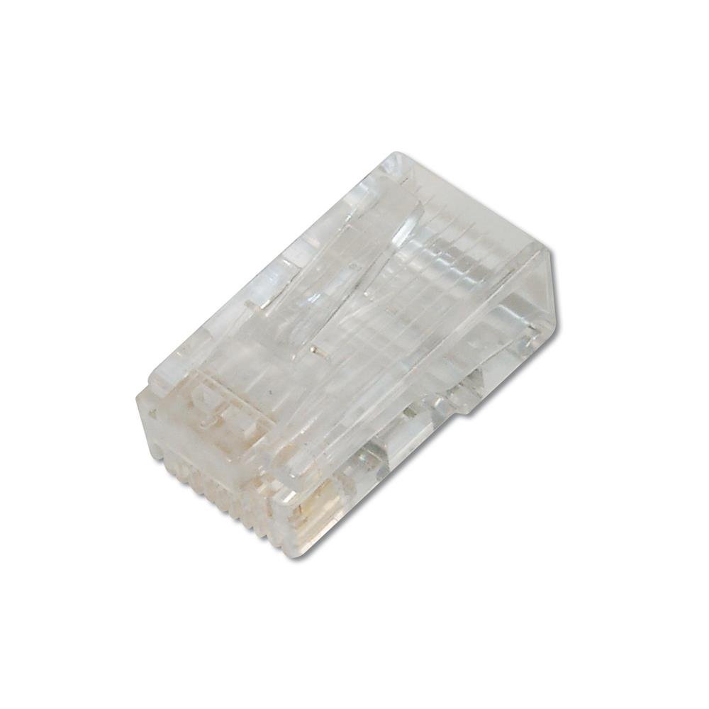 DIGITUS AK-219603 - Cat 6 Crimp Connector - 1 piece - RJ45 Network Connector Shielded - For Cat6 Network Cables, Patch Cords & PoE Ethernet LAN Cables - 1GBase-T - 8P8C - AWG 27/7 to AWG 24/7