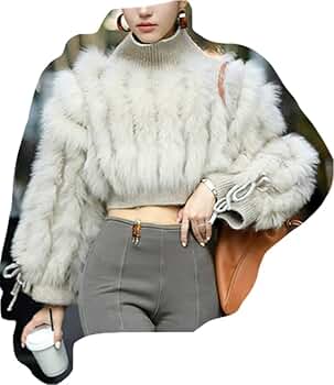 トップス FACETASM FAKE FUR KNIT PULLOVER FACETASM FAKE FUR KNIT PULLOVER