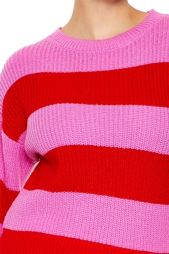 Forever 21 Women's Striped Drop-Sleeve Sweater3