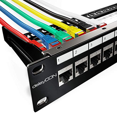 DeleyCON 2x CAT6a Keystone Modulo Cavo Patch