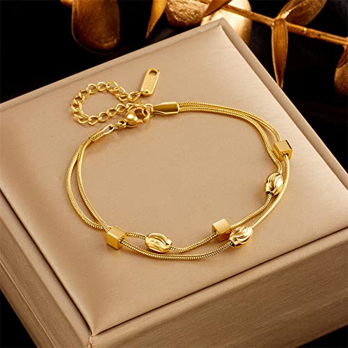 Bracelet filles et femmes à 2 couches pour sublimer vos tenues
