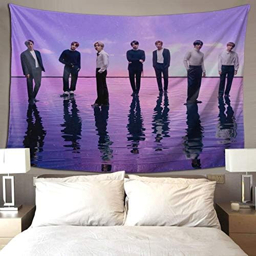 Fans Tapestry Korea Tapestry 60x40 Inches Wall Hanging Banner Decoration for Apartment Home Art Wall Tapestry for Bedroom Living Room Dorm