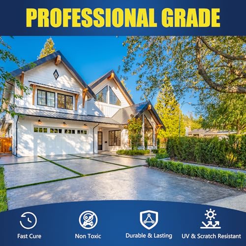 Shabebe SBB-SEALER-2GAL Stone Sealer-2 Gallon, Wet Look Natural Stone Sealer With 2X Gloss Protection, Long-Lasting Color Enhancer Concrete & Paver Sealer For Outdoor & Indoor Floor, Brick, Driveways thumb #1