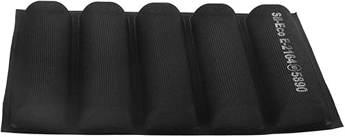 Pan francés Bakeware, Pan francés, Formas de silicona para hornear sándwich Pan francés Pan Food Mat 5 Pan Pan Forros para hornear Mat Pan