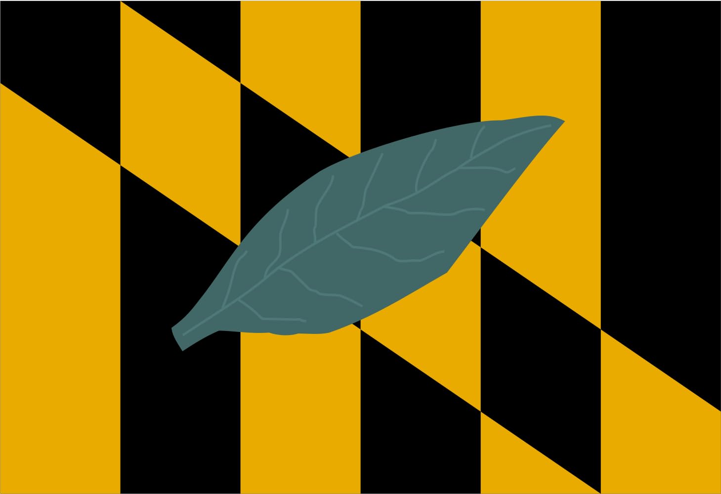 Drapeau Calvert County Maryland idéal pour décoration murale et salon