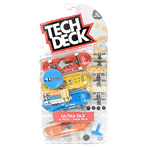 Tech Deck Enjoi Skateboards 2021 Ultra DLX 4-Pack Go for The Gold Fingerboards