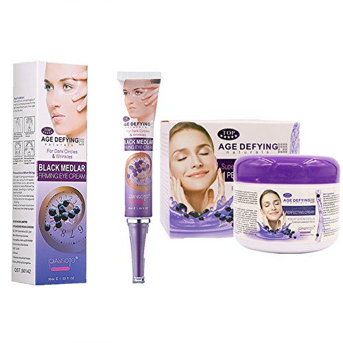 Preisvergleich Produktbild Schwarz Goji Beere Anti-Aging Gesichts Creme + Falten-entfernende Augencreme