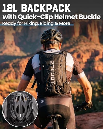 Image of Zelvot Running Vest with 2L Water Bladder, Hydration Backpack, U.S. Design Patent, Lightweight Hydration Pack with Gear Holder, Reflective Chest Pack for Men Women