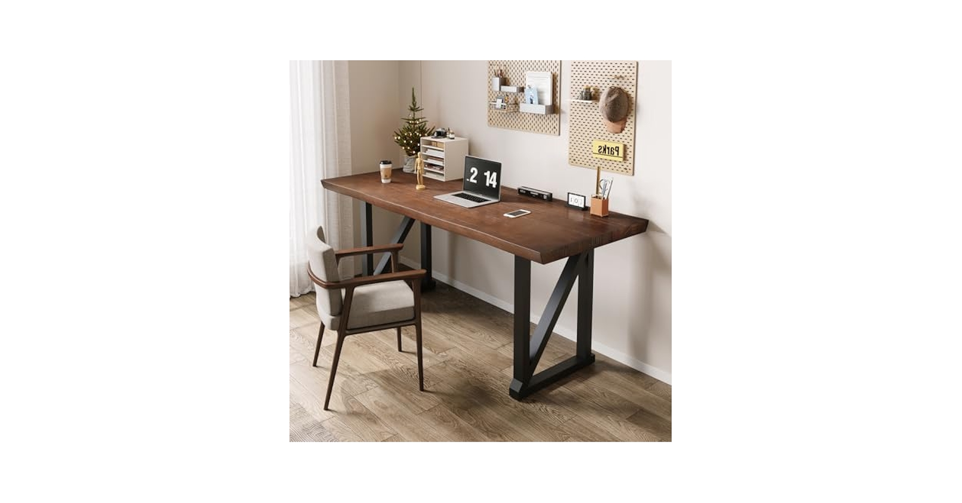 Amazon.com: jmzx store Solid Wood and Metal Modern