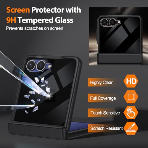 Étui cuir Samsung Galaxy Z Flip 7 protection magnétique et confidentialité - 4