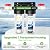 2 Stage Whole House Water Filter System, Extra 2 Sets Filter, Home Water Filter System, Highly Reduces Heavy Metal, Chlorine Oder, Taste, Rust, Clear Housing, 10"x2.5",3/4" Ports with 2 Valves