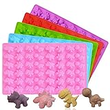 Bandeja de dinosaurio para cubitos de hielo: Prepare bocadillos saludables con los niños. A los niños les encantará cuando salga con una buena forma de detalle. Ideal para hacer gomitas, chocolates, caramelos, gelatina, caramelos duros, bocadillos de frutas, dulce de azúcar, cubitos de hielo, crayones y mucho más.