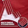 American Flag for Outside 3x5 FT, Deluxe Heavy Duty Spun Polyster, TearProof and Waterproof Super Tough Series, All Weather High Wind USA US Flag with Embroidered Stars, Sewn Stripes, Brass Grommets #3