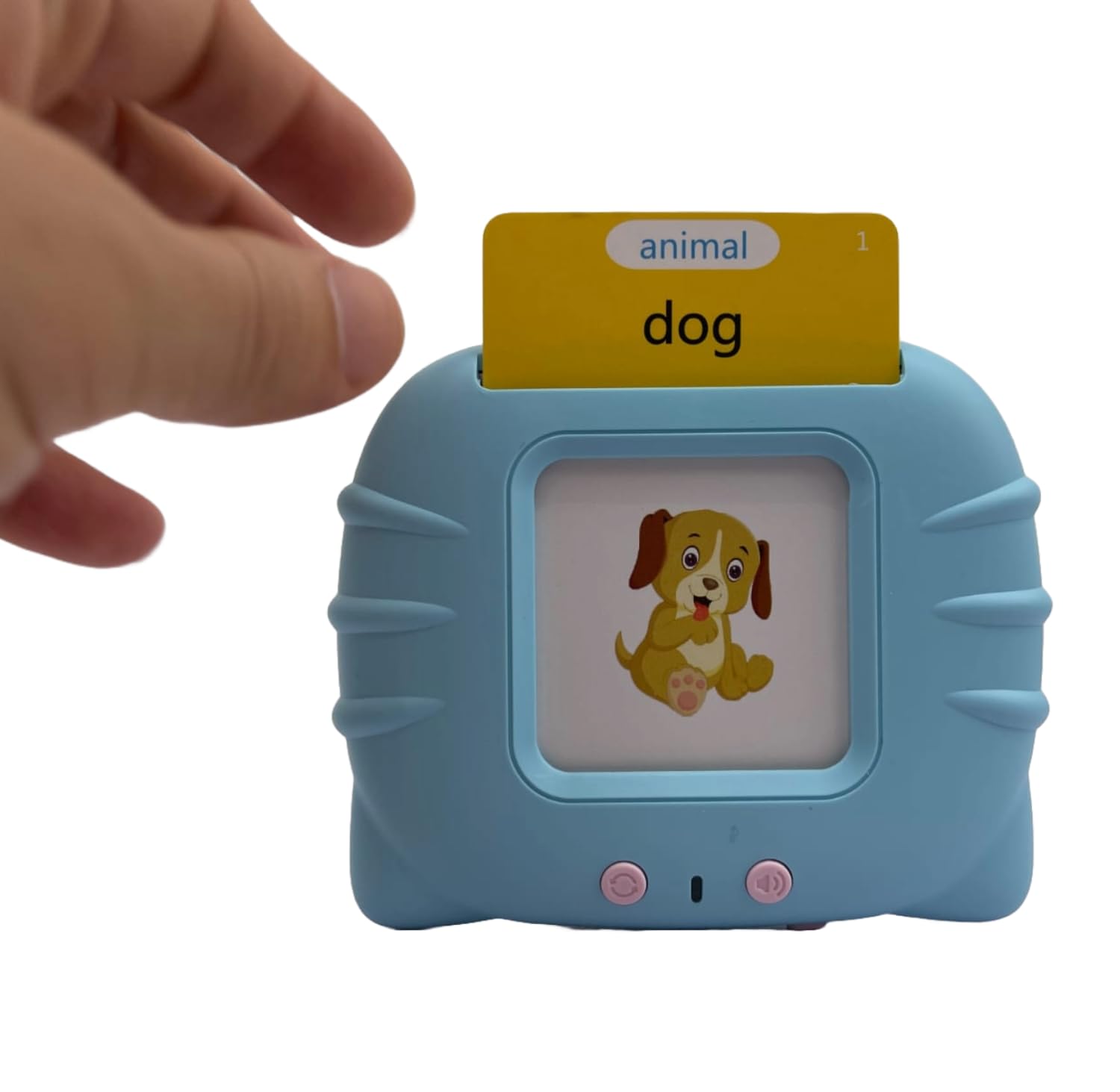 Talking Flash Cards for Toddlers age 3+|Kids Talking Flash Cards for Children|Kids Sight Words Talking Flash Cards for upto 3 years old|Electronic flash cards toddler|Talking Flashing cards (510-Blue)