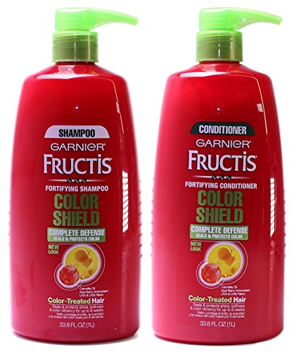 Garnier Fructis Color Shield Shampoo and Conditioner Set, 33.8 Fluid Ounce