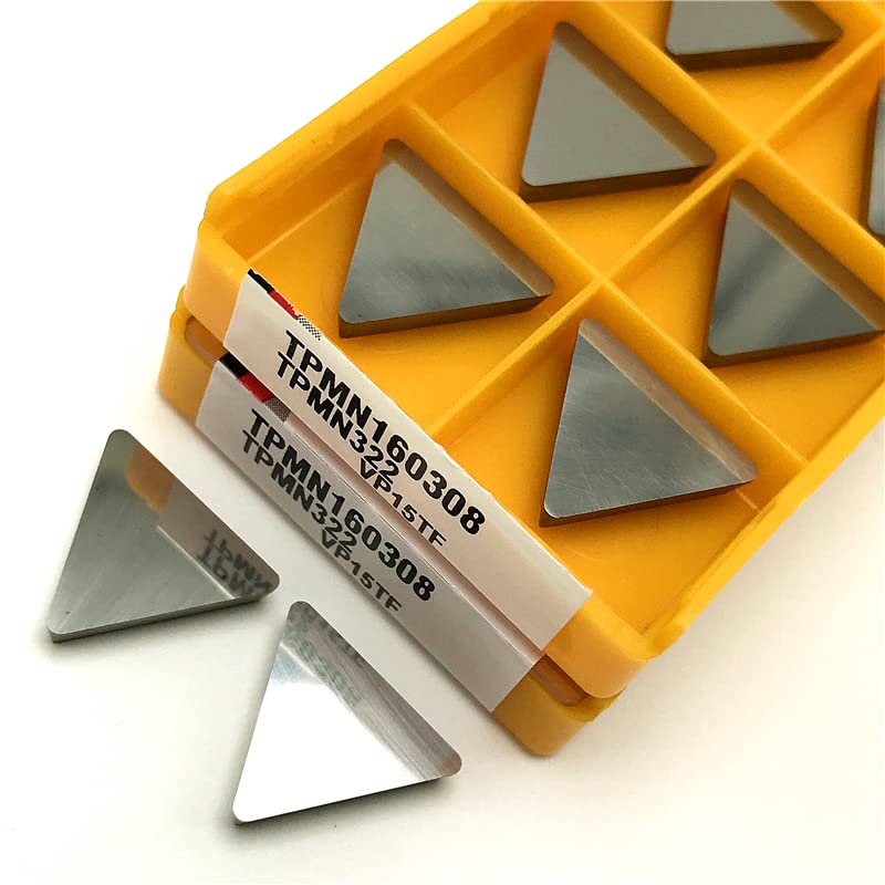 Juego de 10 Inserts de Carburo para Torneado TPMN220408 miniatura 3