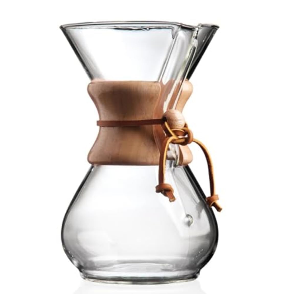 chemex pour-over glass coffeemaker - classic series - 6-cup - exclusive packaging