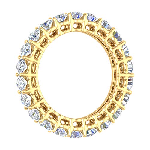 2.2 Carat Prong Set Diamond Eternity ring in 14K Solid Gold - IGI Certified2