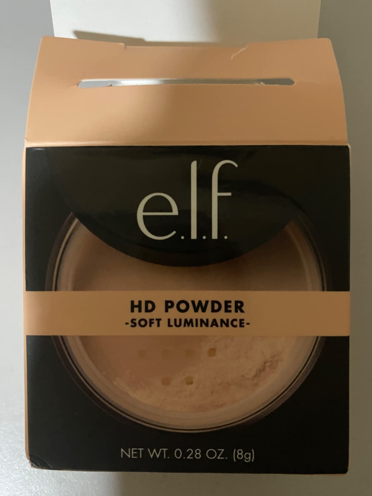 e.l.f. High Definition Powder, Loose Powder, Lightweight, Long-Lasting, Creates Soft Focus Effect, Masks Fine Lines & Imperfections, 0.28 Oz, Soft Luminance