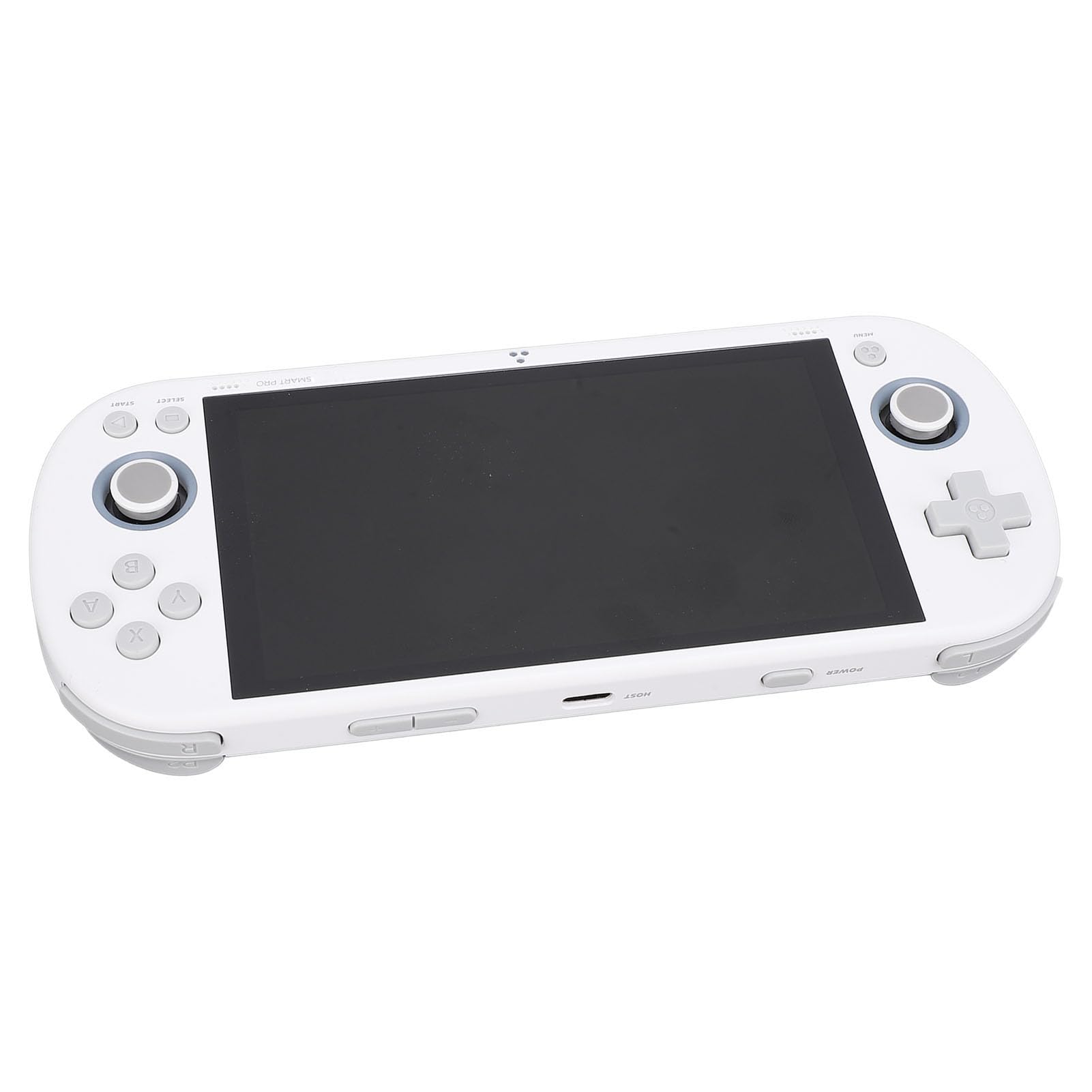 Handheld Console Game, Przenośne Konsole Gier 5000 MAh Pojemność Baterii 4,96 Cala IPS Ekran z światłem Otoczenia dla Rozrywki (WHITE)