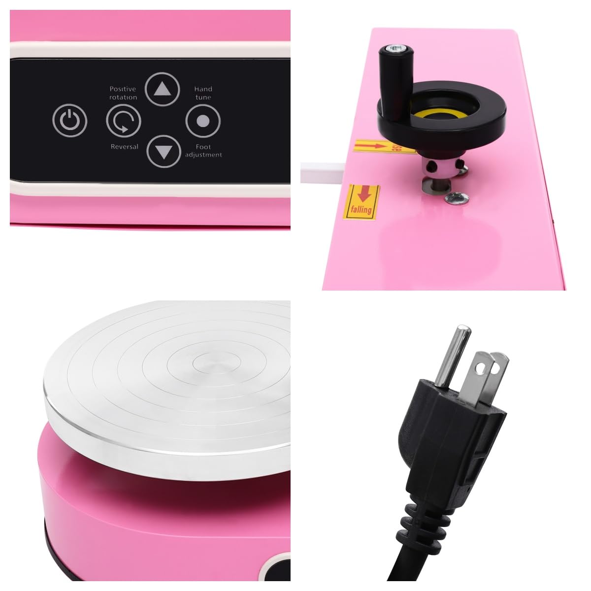 Máquina automática para Decorar y recubrir Pasteles, máquina para Extender Crema y Rellenar Pasteles Redondos de 4 a 12 Pulgadas, alisadora de Crema para Pasteles de cumpleaños, máquinas par