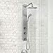 Aloha Rain Shower Head with Handheld Spray Combo - 1021-SSB, Stainless Steel - 8