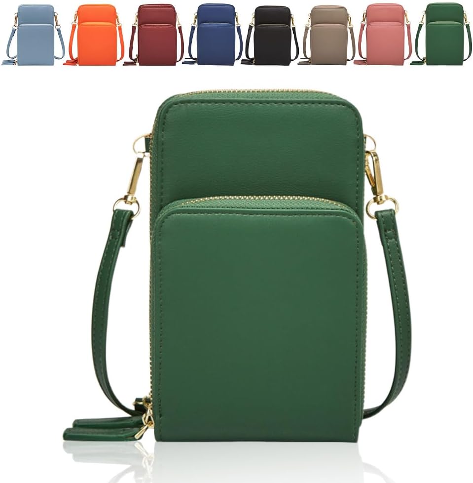 Drkicsy Leather Small Crossbody Bag for Women, Shoulder Bags Small Messenger Bags Handbag, Small Crossbody Cell Phone Purse
