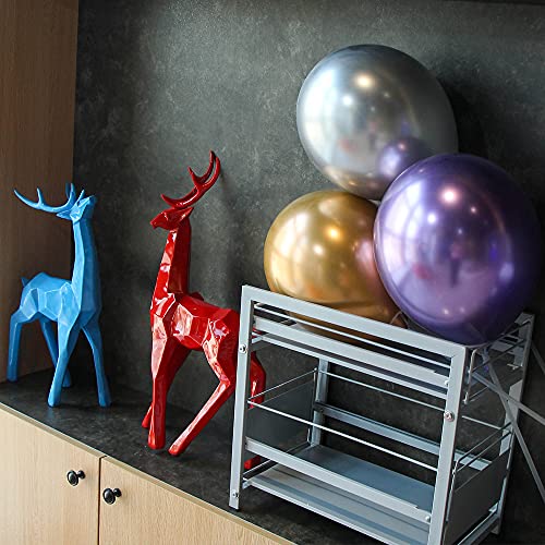 Eastdall Balão Decorativo,Balão de cor de metal de 12 polegadas mais espesso decorações de balão par