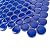 Penny Round Glass Mosaic Tile 1”x1” – 5 Sq Ft Box of 5 Tiles – Glossy Finish, Waterproof, Easy Install Mesh-Backed Tile for Kitchen Backsplash, Bathroom, Shower, Wall, & Decor - Cobalt Blue