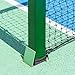 Vermont Pickleball Posts with Base Plate | Galvanized Steel Posts - Optional 22ft Net, Center Strap & Ground Anchor – Indoor & Outdoor Courts (Green, Posts & Net with Centre Strap & Ground Anchor)