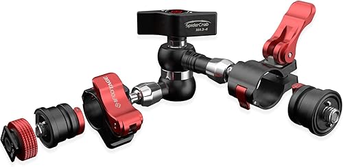 Miniatura 10 de IFOOTAGE Brazo mágico, soporte de cámara de metal, 11 pulgadas, tornillo universal de 14 '' y 38 '', aleación de aluminio, flashluz