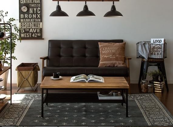 ブラックウォールナット 一枚板テーブル ローテーブル ソファテーブル