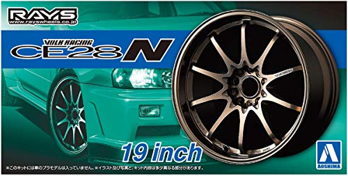 Aoshima Tuned Parts 58: Volk Racing CE28N 19 pulgadas 1:24 Scale Model Kit Accessory