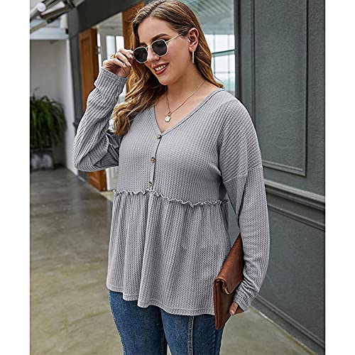 Pull col en V ample style décontracté pour week-end printanier - 3