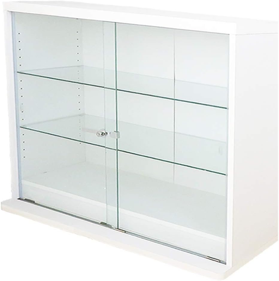 地球家具 コレクションラック DIO ディオ 引き戸 幅90cm ワイド ロータイプ本体 鍵付 コレクションケースフィギュアラック 