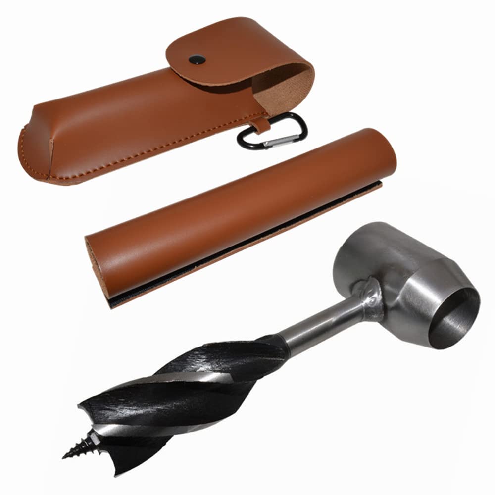 Taladro de Tornillo Manual Herramienta de Supervivencia Multi-Uso Bushcraft Settler Llave Al Aire Libre Escocés Ojo Madera Clavo