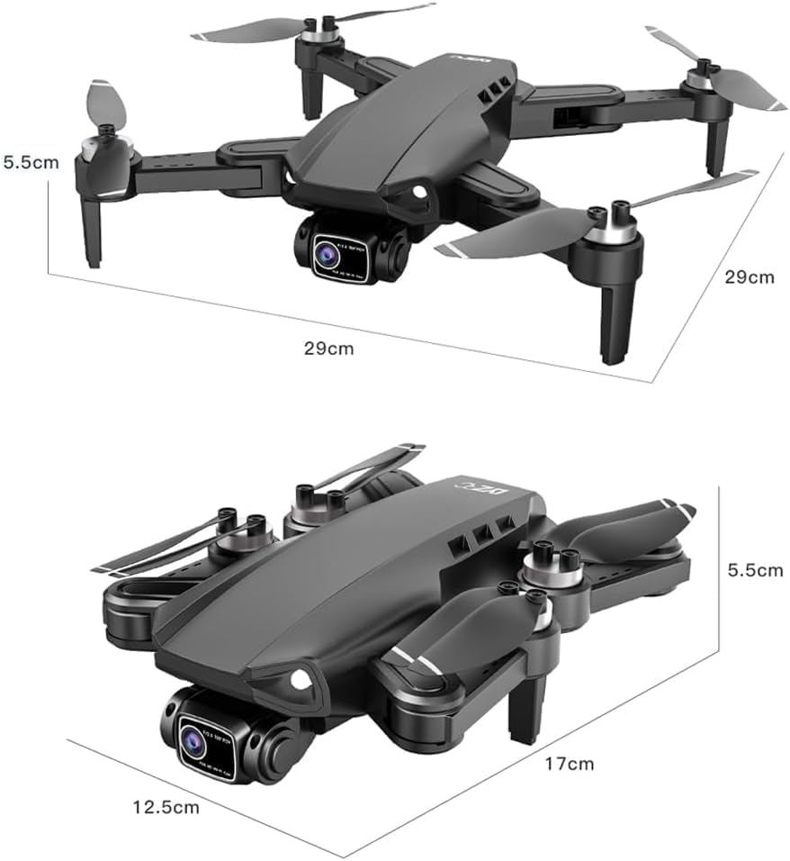 Image of HILLSTAR GPS Foldable Drone with 4K HD Wide Angle Camera | Brushless Motors | Advanced GPS Positioning, Return to Home | 1.2 KM Control Range | 25 Min Flight Time | 2 Batteries | RC GPS Camera Drone