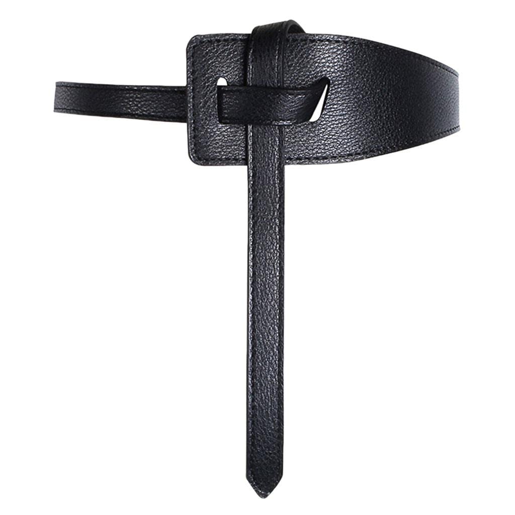 URJIX™ Women's Leather Belt Dress Belts for Women Coat Belt Fits Waist as described-image-23