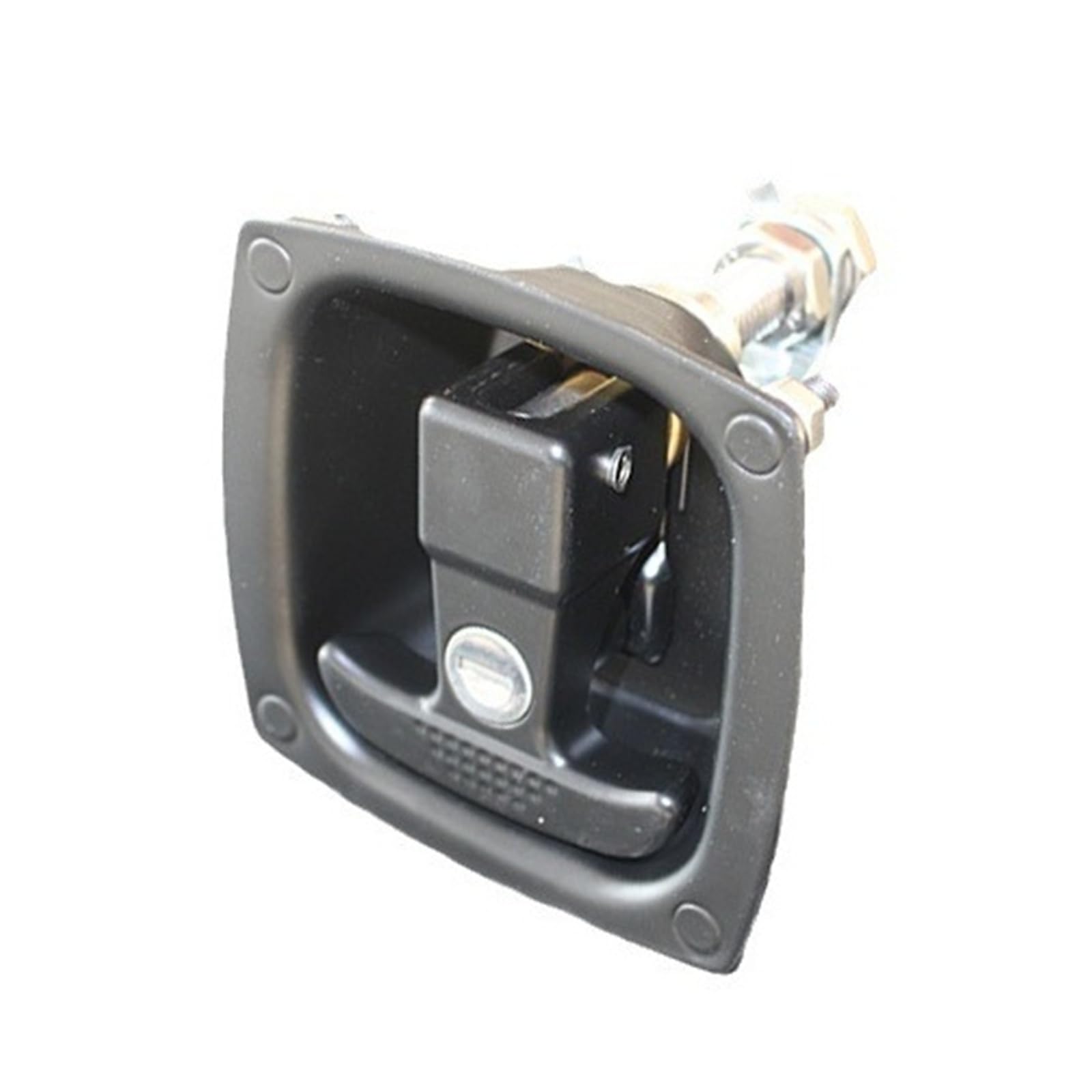 Iykqhwupyp One Color Electric Cabinet Car Ms858-1C Door Lock Engineering Mechanical Distribution Box Flat Compression Type Panel 1Pcs