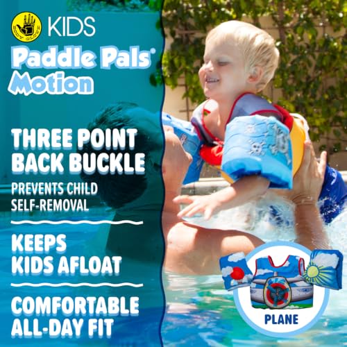 Image of Body Glove Paddle Pals Learn to Swim Life Vest, 33-55 lbs | U.S. Coast Guard approved learn-to-swim aid, Type III child's PFD for recreational boating; perfect for pools, lakes, beaches