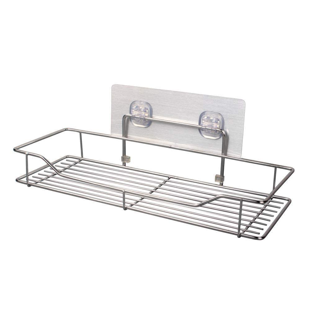 4RCE Stainless Steel Multipurpose Self Bathroom Rack, Kitchen, Home, Adhesive Organizer for Bathroom Without Drilling Storage soap, Shampoo, Detergent Racks & Wall Holder Box Storage Basket (B0DBDCVLCC) Amazon Price History, Amazon Price Tracker