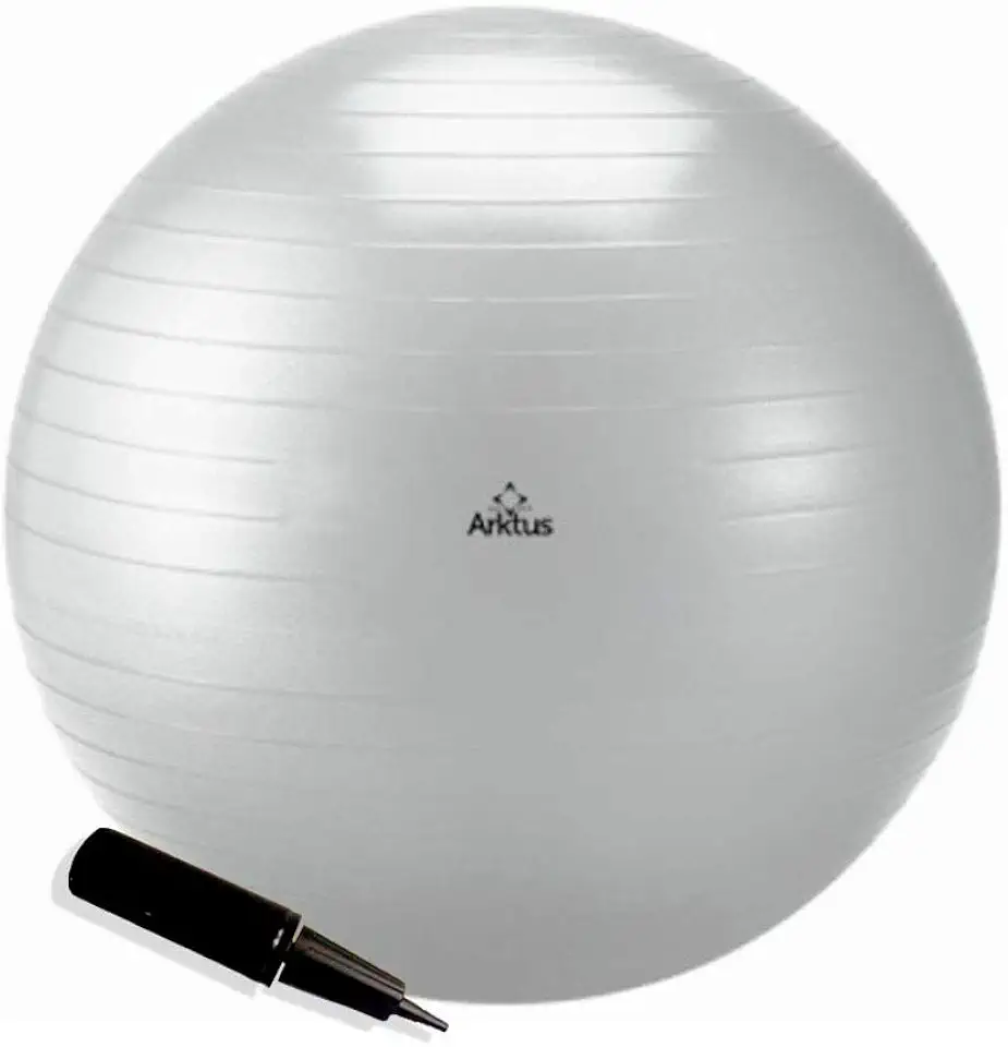 Bola Suíça Inflável para Pilates com Bomba, 85 cm - Arktus